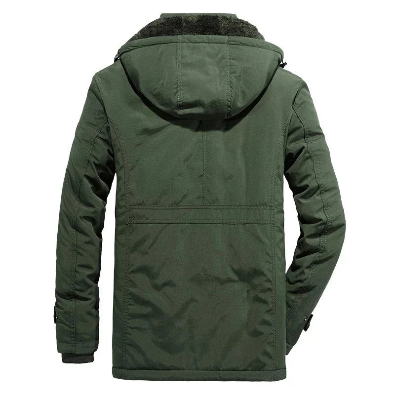 Bjorn | Warme Heren Fleece Winterjas Van Premium Wolmix