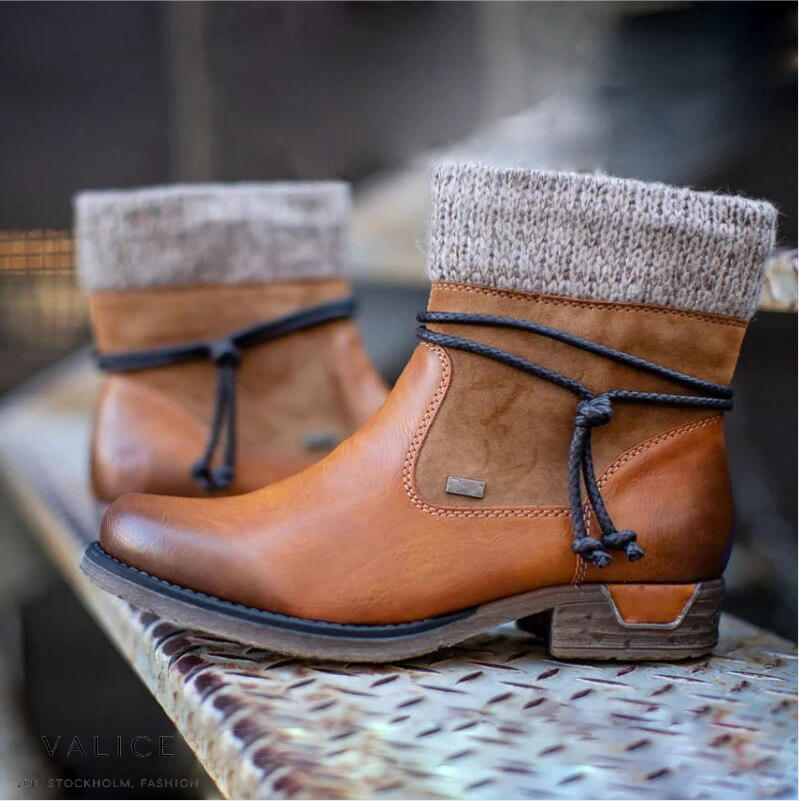 LYNDSAY™ – Vegane Lederstiefel 