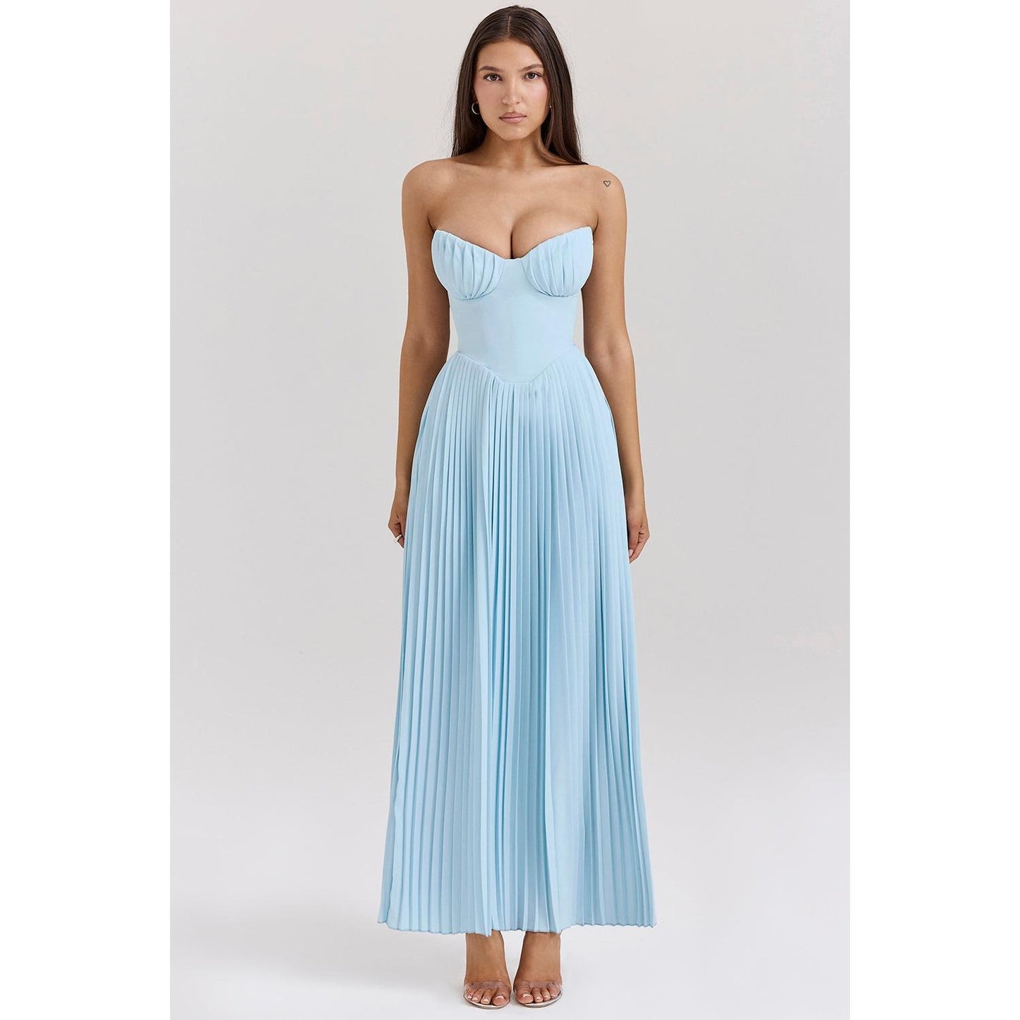 Liana™ | Maxi dress with corset 