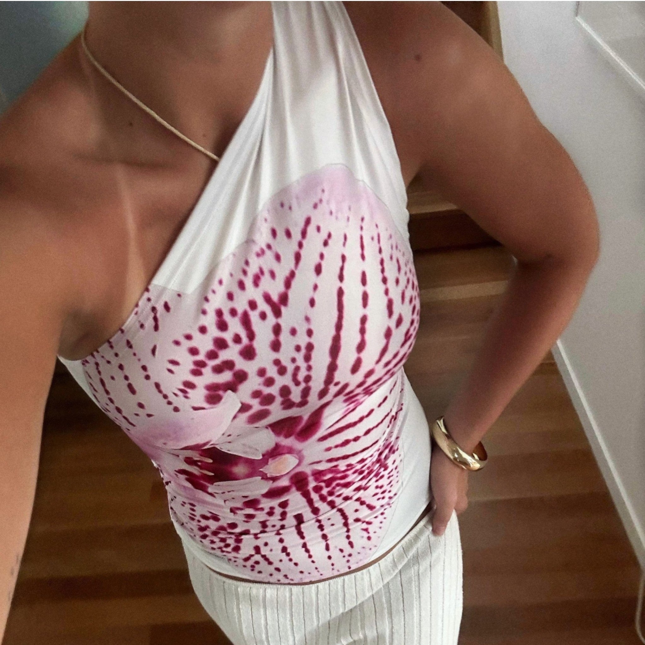 Bella | Orchideeën Bloesem Top