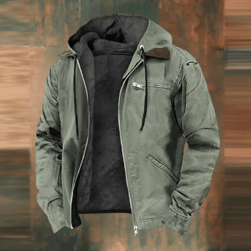 Vintage Men's Winter Coat - Stylish and Warm Outerwear for the Cold Months