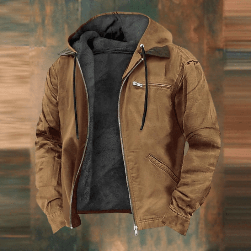 Vintage Men's Winter Coat - Stylish and Warm Outerwear for the Cold Months