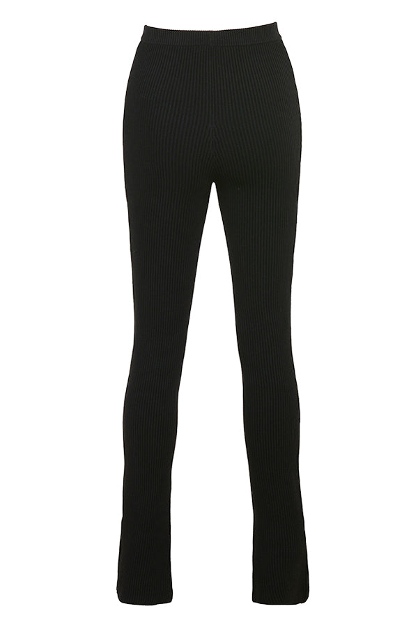 PuurShine - Ribgebreid vest met legging