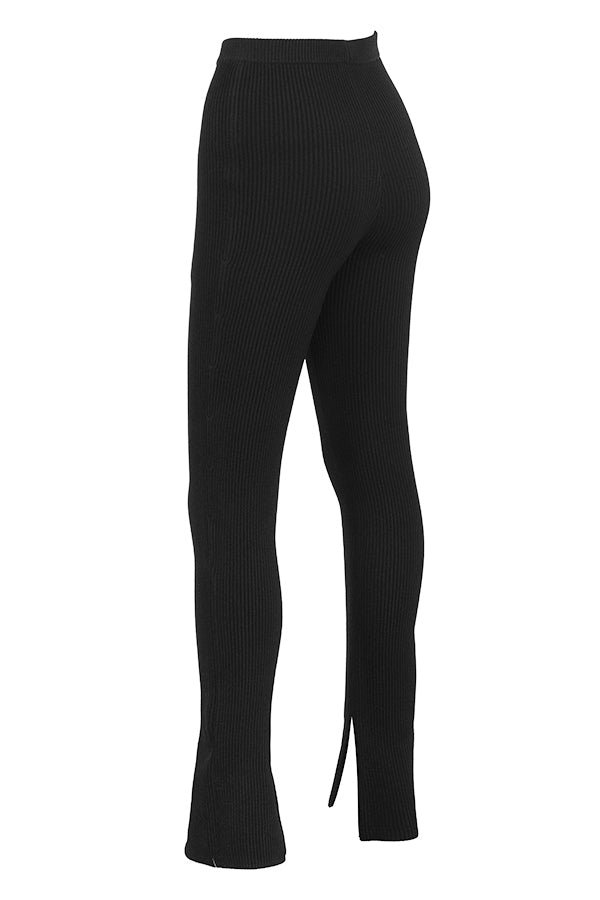 PuurShine - Gerippte Strickjacke mit Leggings
