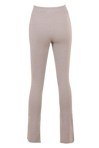 PuurShine - Ribgebreid vest met legging