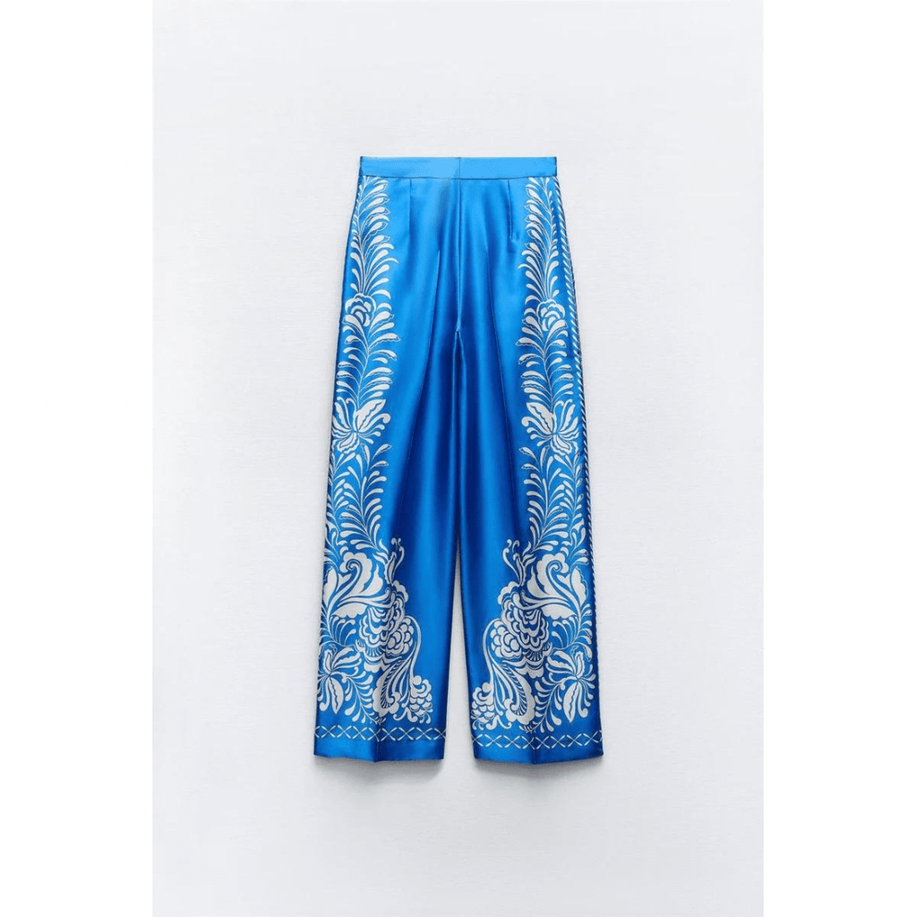 Lancia™ - Satin Print Trousers