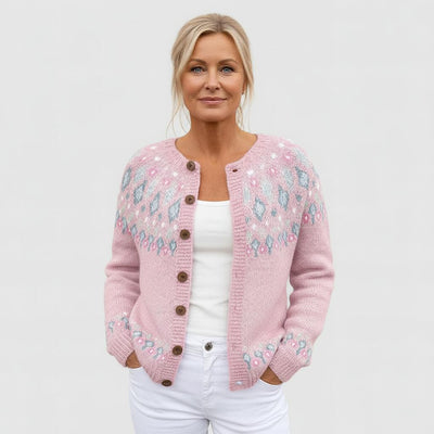 Liora™ | Weicher Strickjacke mit Muster