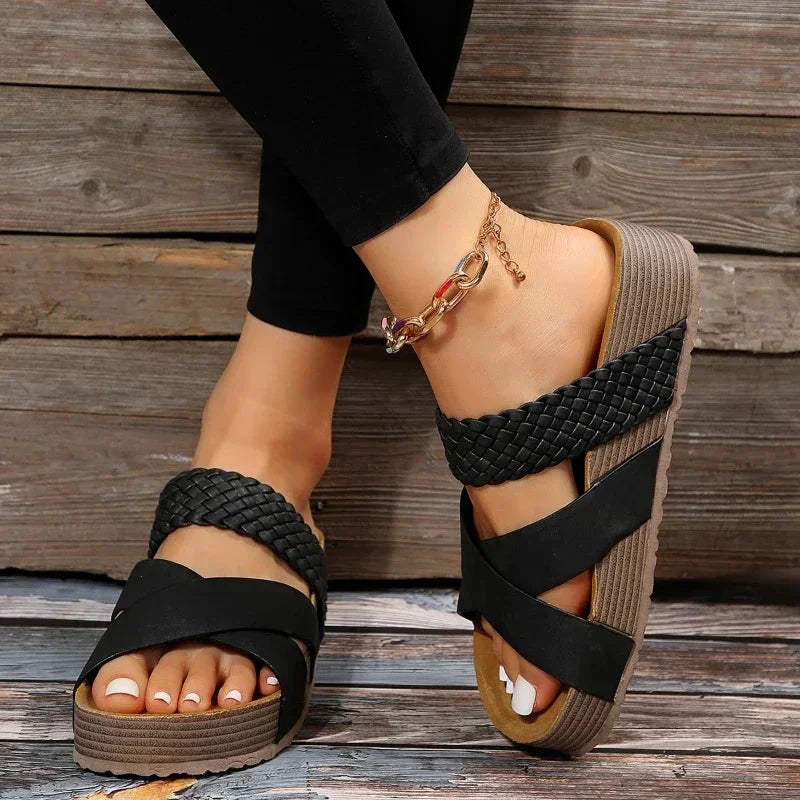 Olivgrün | Orthopädische Sandalen 