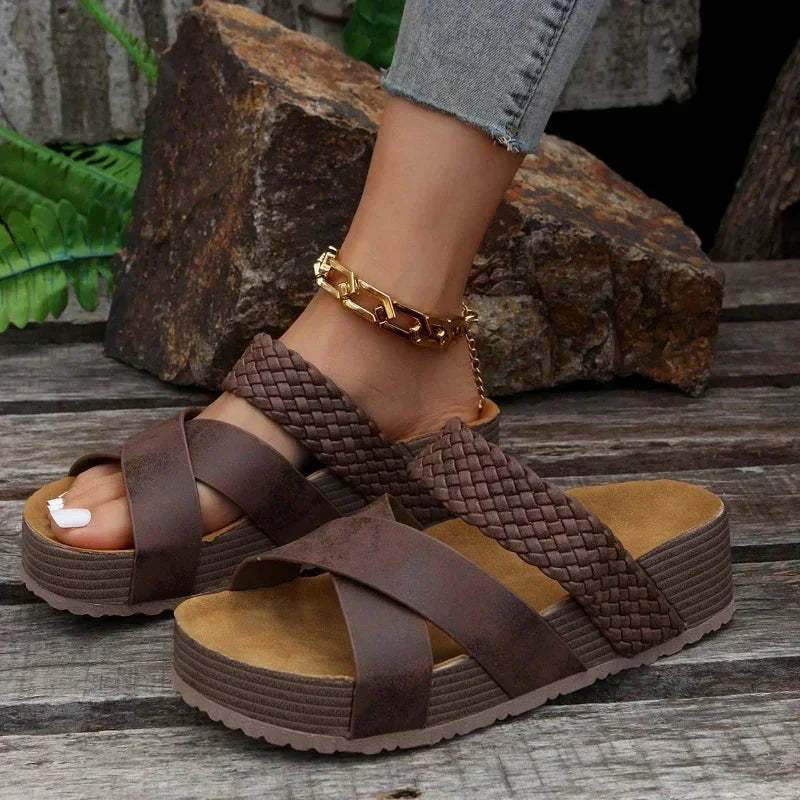 Olivgrün | Orthopädische Sandalen 