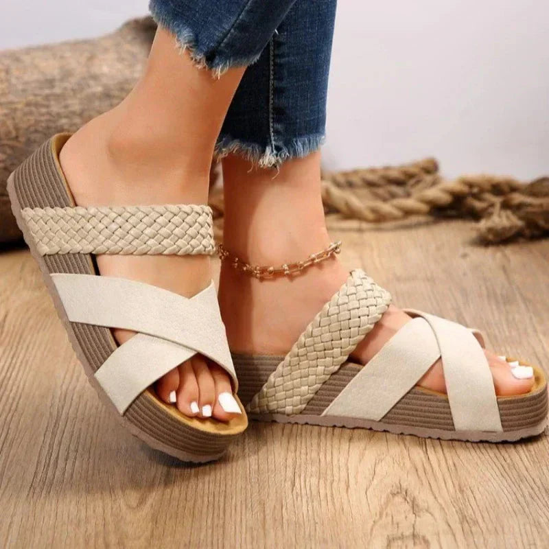 Olivgrün | Orthopädische Sandalen 