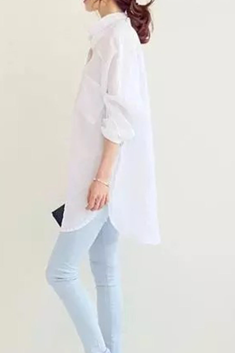 Annia™ | Oversized Linen Blouse 