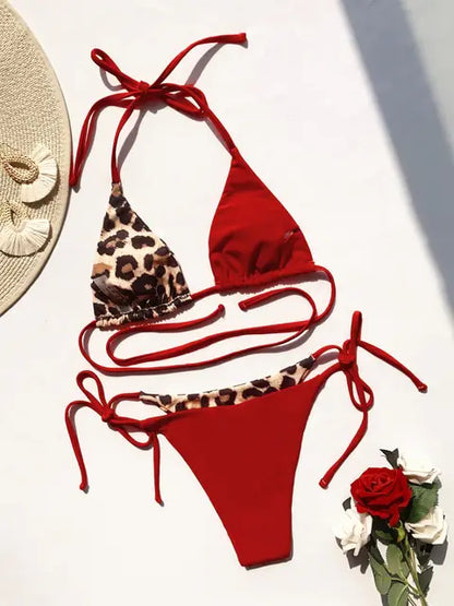 Wilderness Bliss Leopard Bikini Set