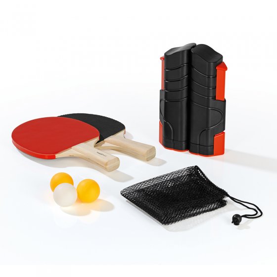 Extendable table tennis set