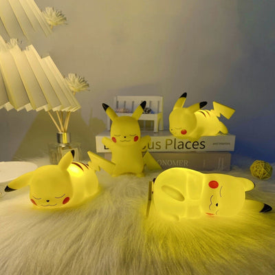 Nachtlampje - Pikachu - LED Verlichting - Slaapkamer Cadeau