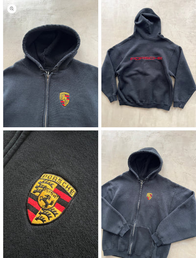 Porsche Zipper Hoodie – Streetwear mit Supercar-Vibe