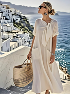 Ella™ Elegantes Kleid mit Taschen
