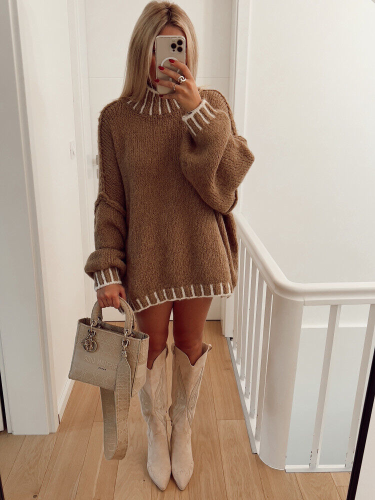 Pull Lolita - Oversized turtleneck sweater 