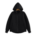 Motta™ | Essential Comfort Zip-Up Black