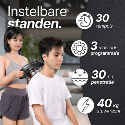 RecoverX™ – Diepe Spierherstel Massagegun (30 Niveaus, 3 Modi)