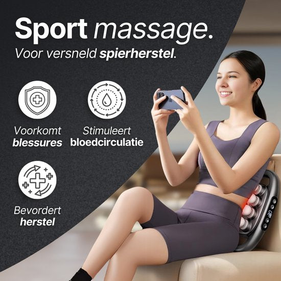 RecoverX™ – Diepe Spierherstel Massagegun (30 Niveaus, 3 Modi)