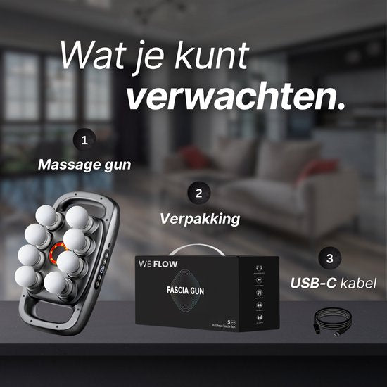 RecoverX™ – Diepe Spierherstel Massagegun (30 Niveaus, 3 Modi)
