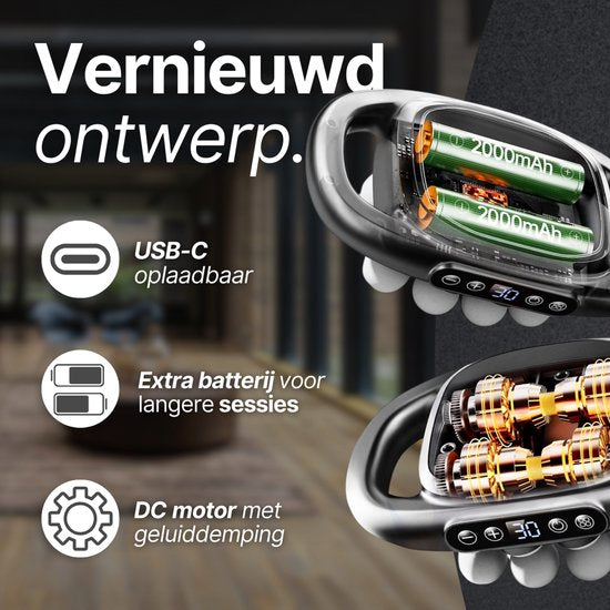 RecoverX™ – Diepe Spierherstel Massagegun (30 Niveaus, 3 Modi)