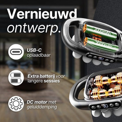 RecoverX™ – Diepe Spierherstel Massagegun (30 Niveaus, 3 Modi)