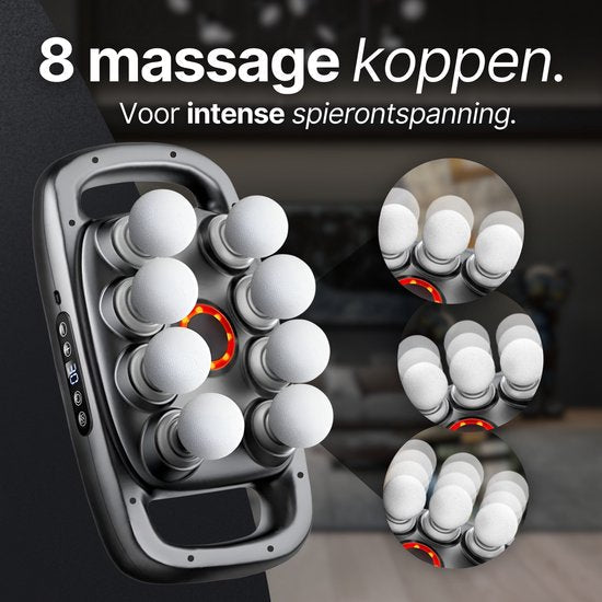 RecoverX™ – Diepe Spierherstel Massagegun (30 Niveaus, 3 Modi)