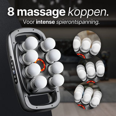 RecoverX™ – Diepe Spierherstel Massagegun (30 Niveaus, 3 Modi)