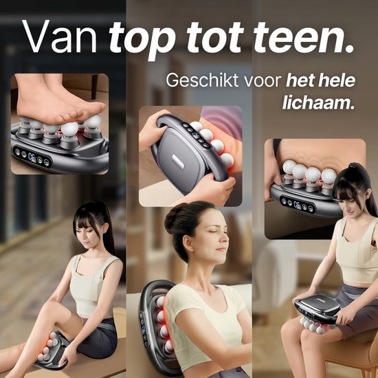 RecoverX™ – Diepe Spierherstel Massagegun (30 Niveaus, 3 Modi)