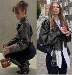 Lora™ - Leren Jack met Riem