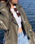 Lora™ - Leren Jack met Riem