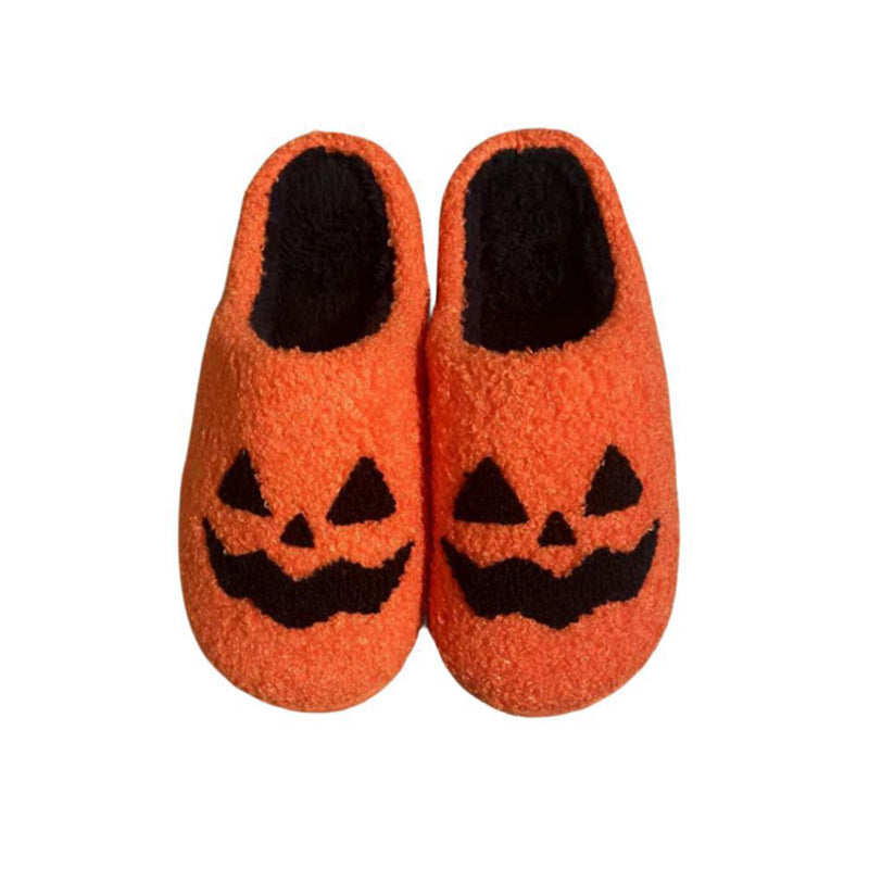 Pompoen Pluche Halloween Pantoffels