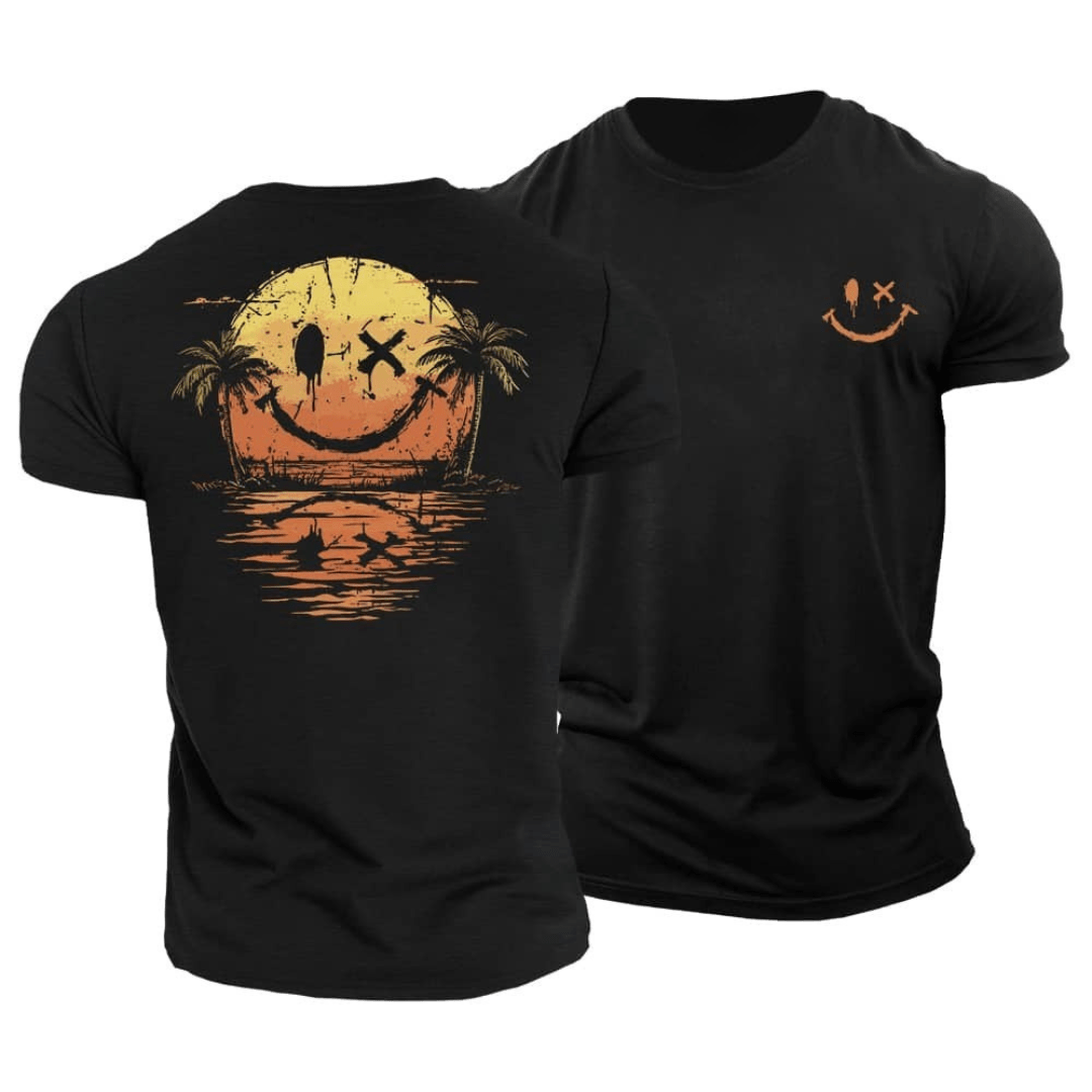 Ray™ | Sommerliches Smiley-Meer-T-Shirt 