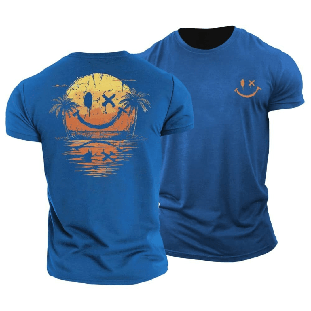 Ray™ | Sommerliches Smiley-Meer-T-Shirt 