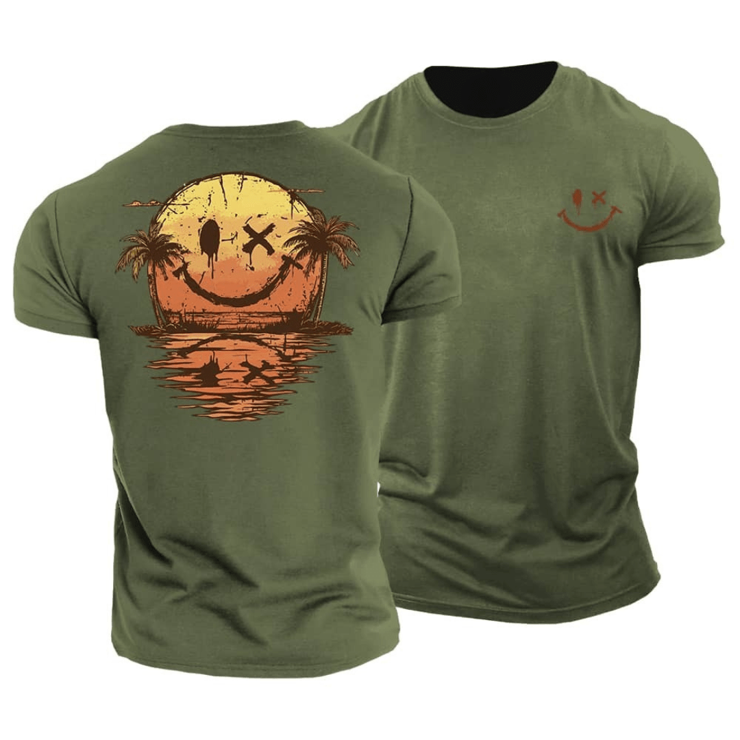 Ray™ | Sommerliches Smiley-Meer-T-Shirt 