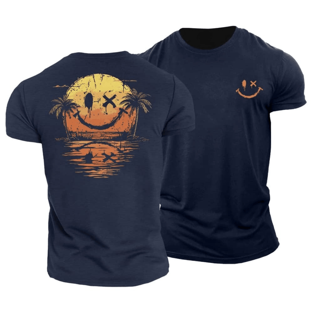 Ray™ | Sommerliches Smiley-Meer-T-Shirt 