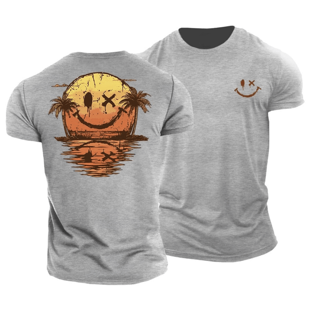 Ray™ | Sommerliches Smiley-Meer-T-Shirt 