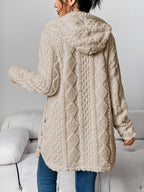 Sophie de Vaux | Luxury Fluffy Teddy Coat in Cream 