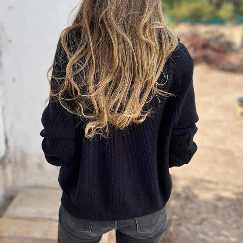 Nora | half zip sweater