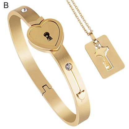 Lovekey™ - Key heart bracelet and necklace