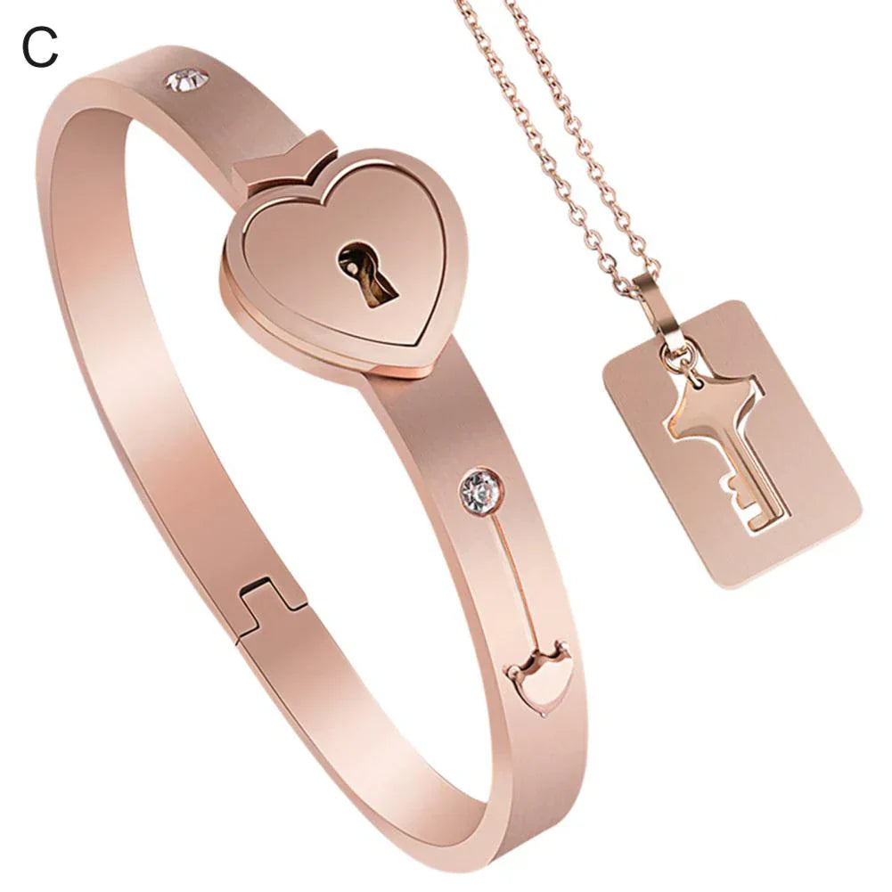 Lovekey™ - Key heart bracelet and necklace