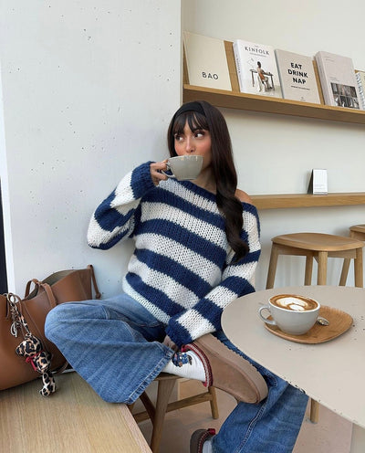 MAYA Olympia Knit - Navy