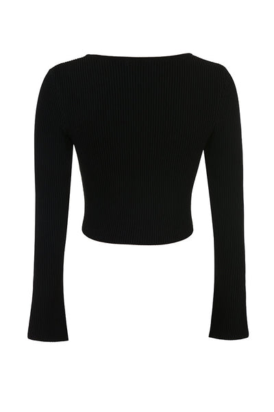 PuurShine - Ribgebreid vest met legging