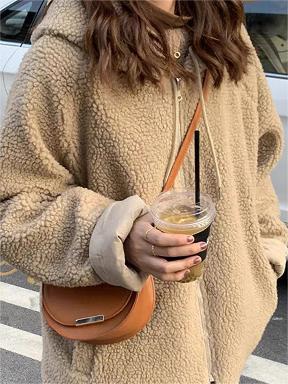 Lauren Fleece Parka | Elegante oversized jas met dikke capuchon voor vrouwen