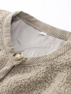 Mirella Teddy-Cardigan | Weicher Damen-Cardigan mit Knöpfen im Teddy-Look