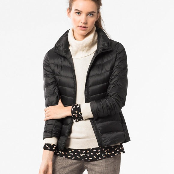 City Elegance Lightweight Down Jacket