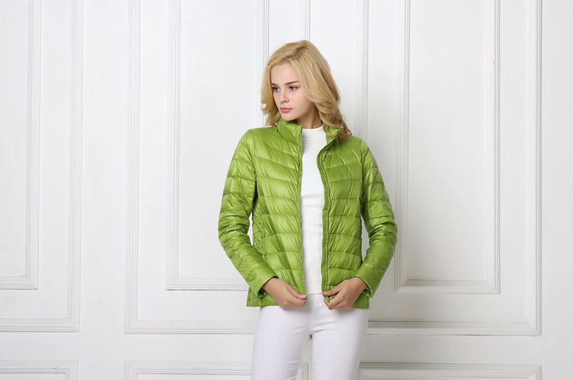 City Elegance Lightweight Down Jacket