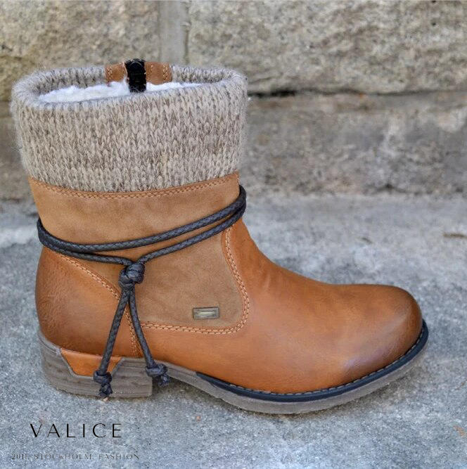 LYNDSAY™ – Vegane Lederstiefel 