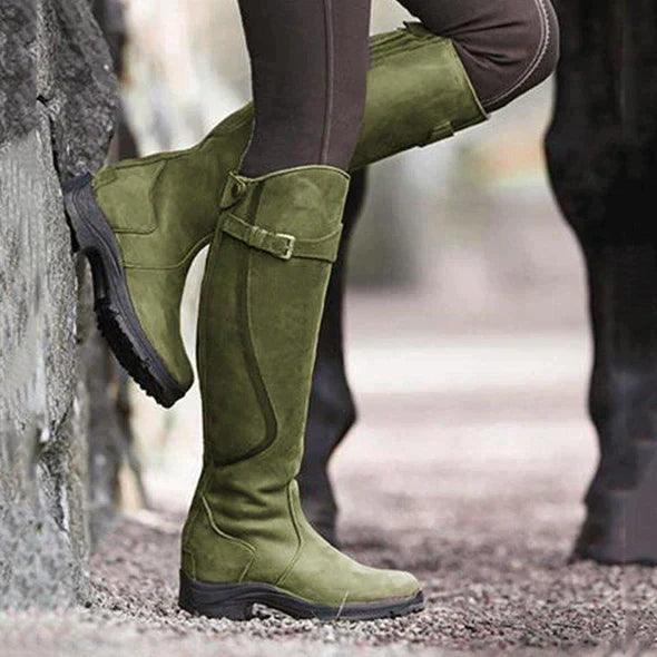 Maeve | Wasserdichte Reitstiefel aus Leder